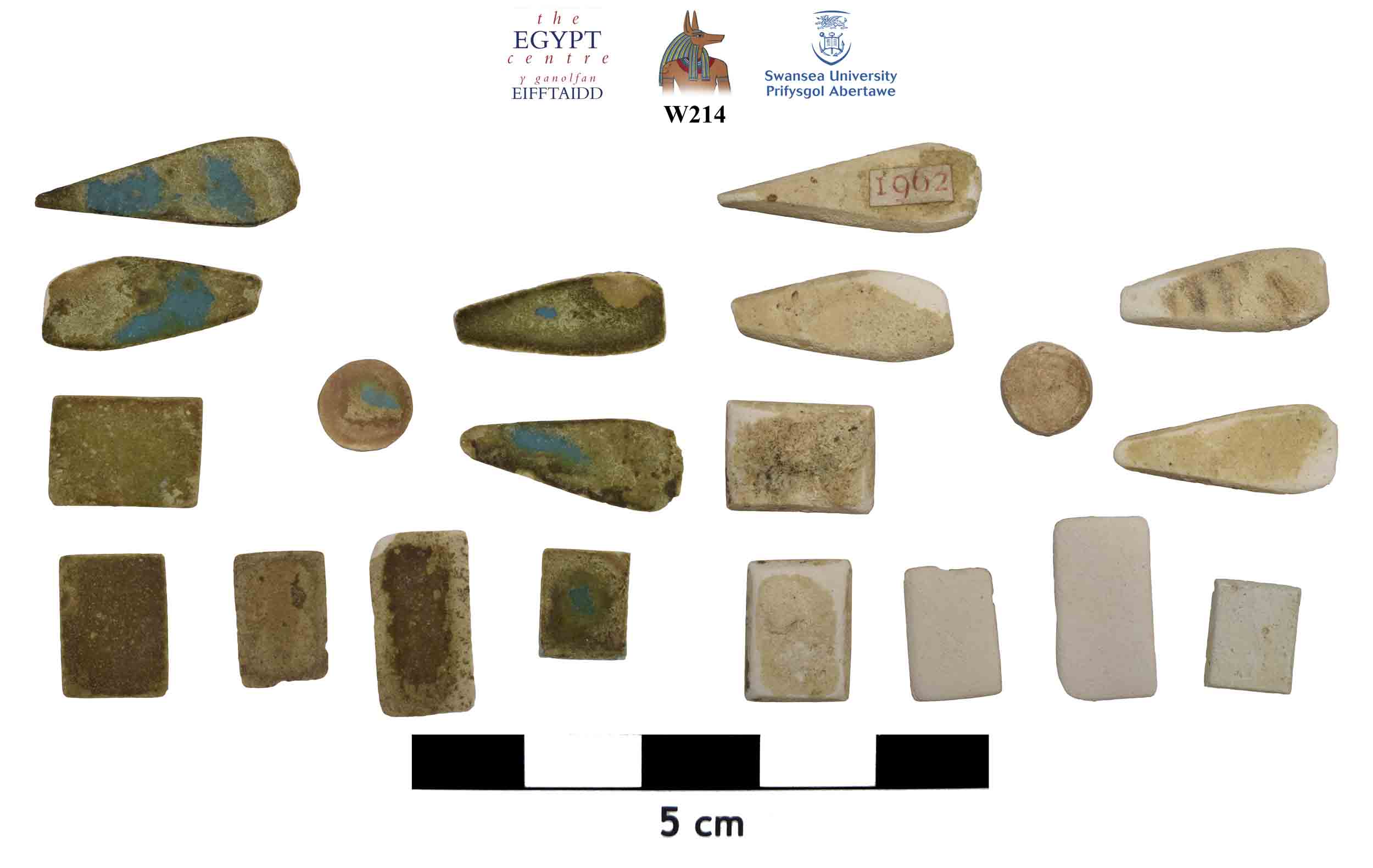 Image for: Fragments of faience